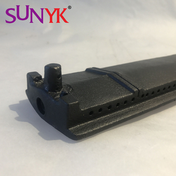 Öntöttvas gázégőfej, zománcozott bevonattal, Duckbill Strip Grill dizájn, kereskedelmi sütők és grillok számára