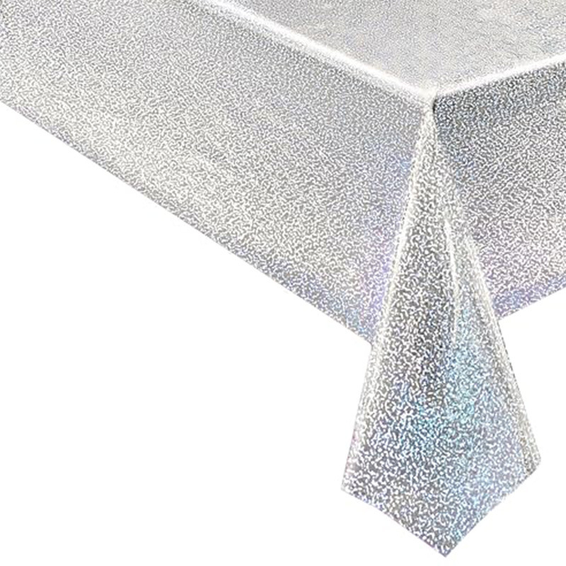 Jednokratni plastični laserski stolnjak – pravokutan, točkasti uzorak, tisak logotipa moguć, prilagodljivo