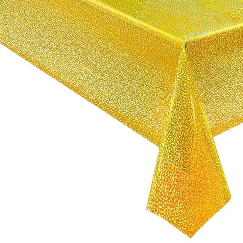Jednokratni plastični laserski stolnjak – pravokutan, točkasti uzorak, tisak logotipa moguć, prilagodljivo
