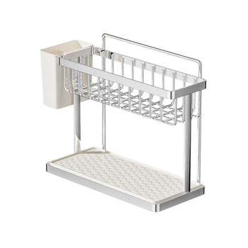 Stalak za čaše od nehrđajućeg čelika, stolni dvostruki držač čaša, bez bušenja, 150 g