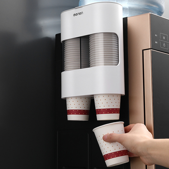 Držač čaša za jednokratne čaše – zidni, plastični, bez bušenja, Moni, 600 g (Zidni, plastični, bez bušenja, Moni, 600 g)