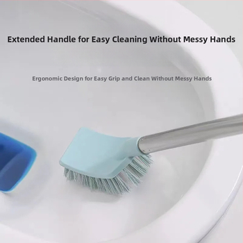 Futai műanyag vécé kefe kinyúló rúddal és levehető fejjel, 1 db