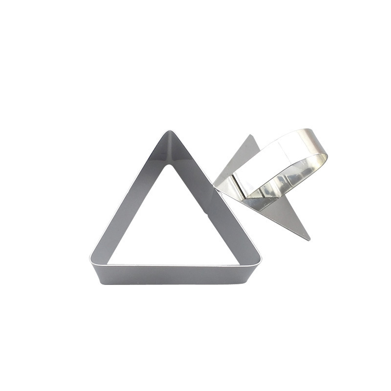 Μορφή για ζαχαροπλαστική από ανοξείδωτο ατσάλι με ακανόνιστο σχήμα για mousse, τούρτες και μπισκότα