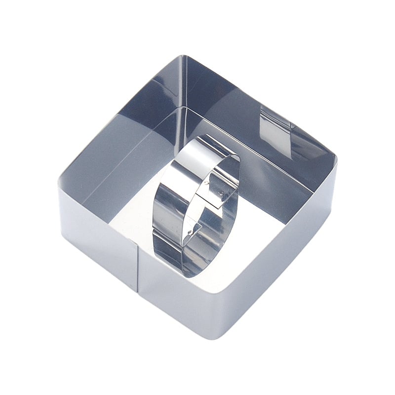 Μορφή για ζαχαροπλαστική από ανοξείδωτο ατσάλι με ακανόνιστο σχήμα για mousse, τούρτες και μπισκότα