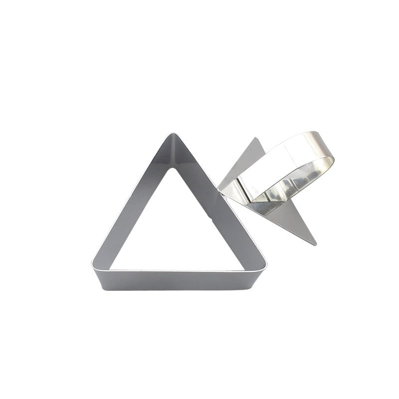 Μορφή για ζαχαροπλαστική από ανοξείδωτο ατσάλι με ακανόνιστο σχήμα για mousse, τούρτες και μπισκότα