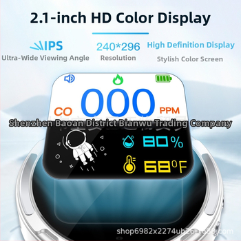 HD10 Detector portabil de monoxid de carbon – interval de măsurare 0-999 ppm, precizie ±2 ppm, baterie Li-ion încorporată 3,7V