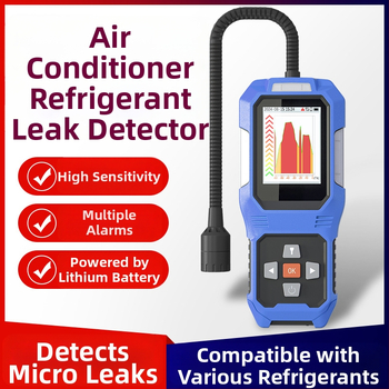 Aikesi Freónový detektor únikov pre chladiace látky – halogénové úniky freónov pre klimatizácie (Značka: Aikesi; Model: Freon detector; Vhodné pre: iné plynové analyzátory)