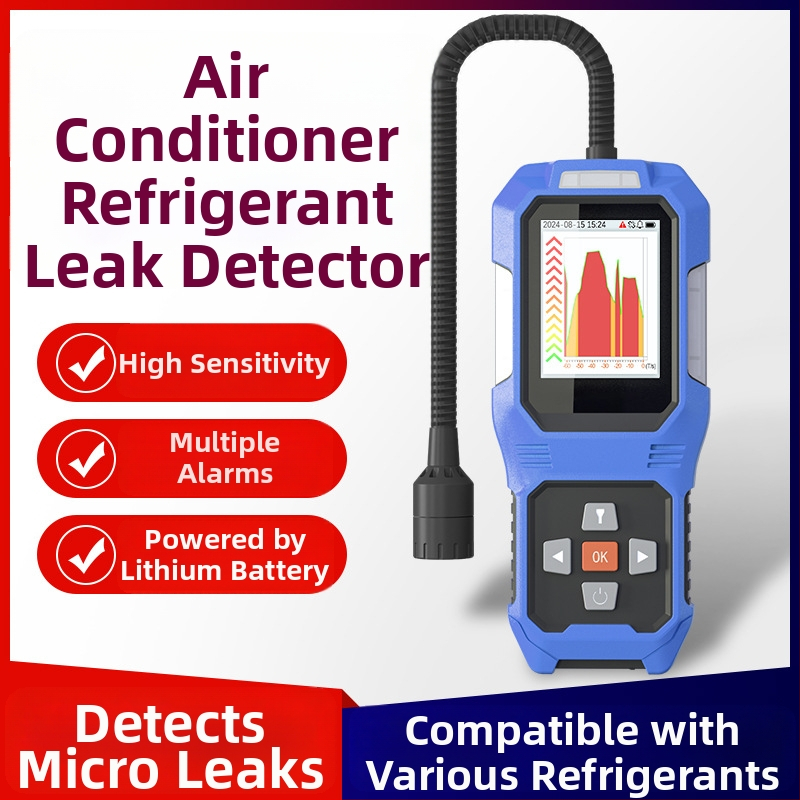 Aikesi Freónový detektor únikov pre chladiace látky – halogénové úniky freónov pre klimatizácie (Značka: Aikesi; Model: Freon detector; Vhodné pre: iné plynové analyzátory)