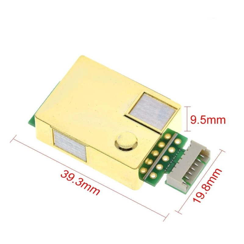 Μονάδα αισθητήρα CO2 υπέρυθρης τεχνολογίας MH-Z19B/MH-Z19C, μάρκα LXD