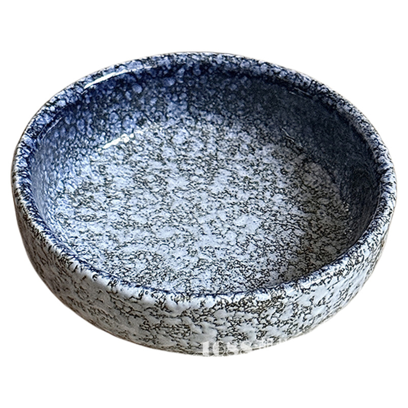 Keramična posudica za umak u japanskom stilu, okrugla, mikrovalna kompatibilna, glazirana pećnicom