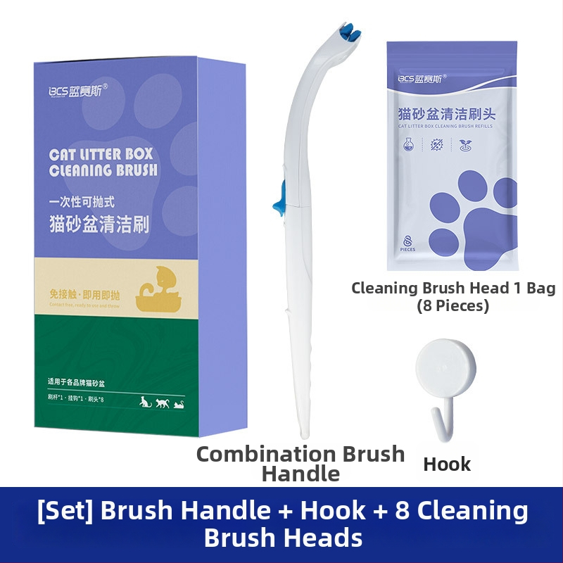 Kefa na čistenie misky na mačku, Blue Seth, materiál: špongia