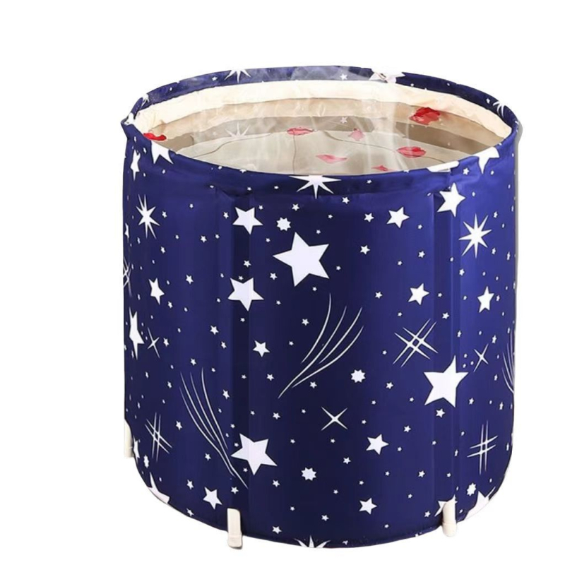 Сгъваема вана за баня за домашна употреба — дебело дъно за цялото тяло, екологичен PVC, за възрастни, марка Dihou