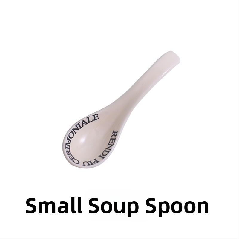 Tongfa kerámia bowls és tányérok készlet angol betűs mintával, aláglazúrozott felülettel, mikrohullámú sütőben használható