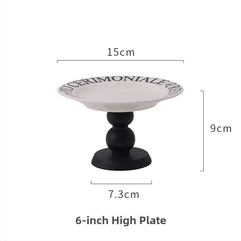 Tongfa kerámia bowls és tányérok készlet angol betűs mintával, aláglazúrozott felülettel, mikrohullámú sütőben használható