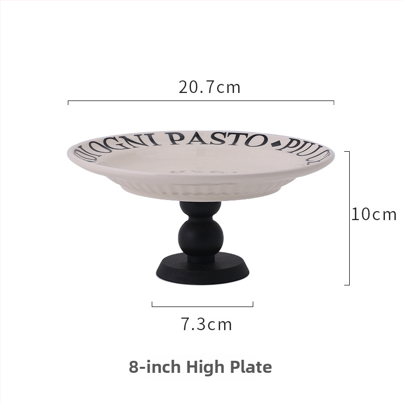 Tongfa kerámia bowls és tányérok készlet angol betűs mintával, aláglazúrozott felülettel, mikrohullámú sütőben használható