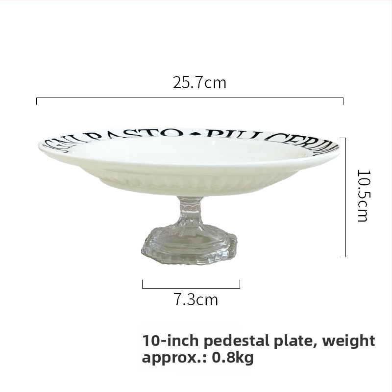 Tongfa kerámia bowls és tányérok készlet angol betűs mintával, aláglazúrozott felülettel, mikrohullámú sütőben használható