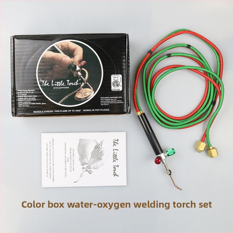 Mini oxigénová zváracia horúčka pre šperky, s 5 nástavcami (Značka CNSTZBC; Účel: Ohrievanie; Ovládanie: Manuálne; Napájanie: Zapálenie; Hmotnosť: 335 g)