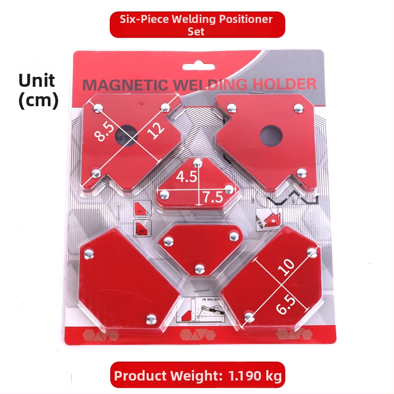 Erős mágneses hegesztő helymeghatározó, mágneses vonzással, derékszöggel és többszögű pozicionálással