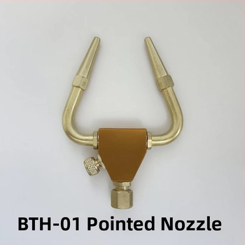 Prijenosna mlaznica za zavarivanje H01-2, dvostruka glava, motiv šljive, acetilen/propan, kompatibilno s Bth-01
