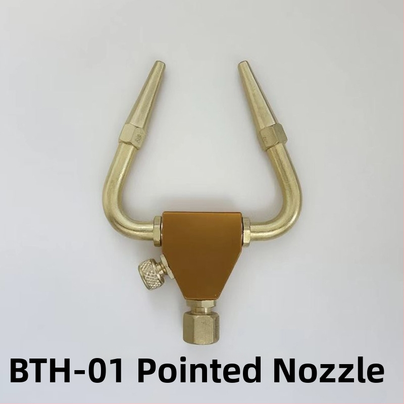 Prijenosna mlaznica za zavarivanje H01-2, dvostruka glava, motiv šljive, acetilen/propan, kompatibilno s Bth-01