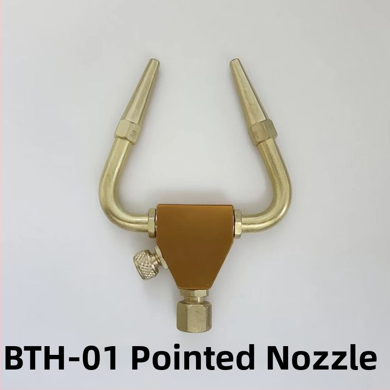 Prijenosna mlaznica za zavarivanje H01-2, dvostruka glava, motiv šljive, acetilen/propan, kompatibilno s Bth-01