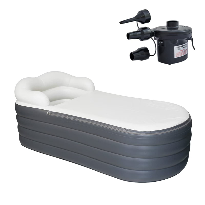 Felfújható, összecsukható fürdőkádr felnőtteknek, otthoni használatra - PVC, fürdésre, stílus: összecsuklás és felfújás