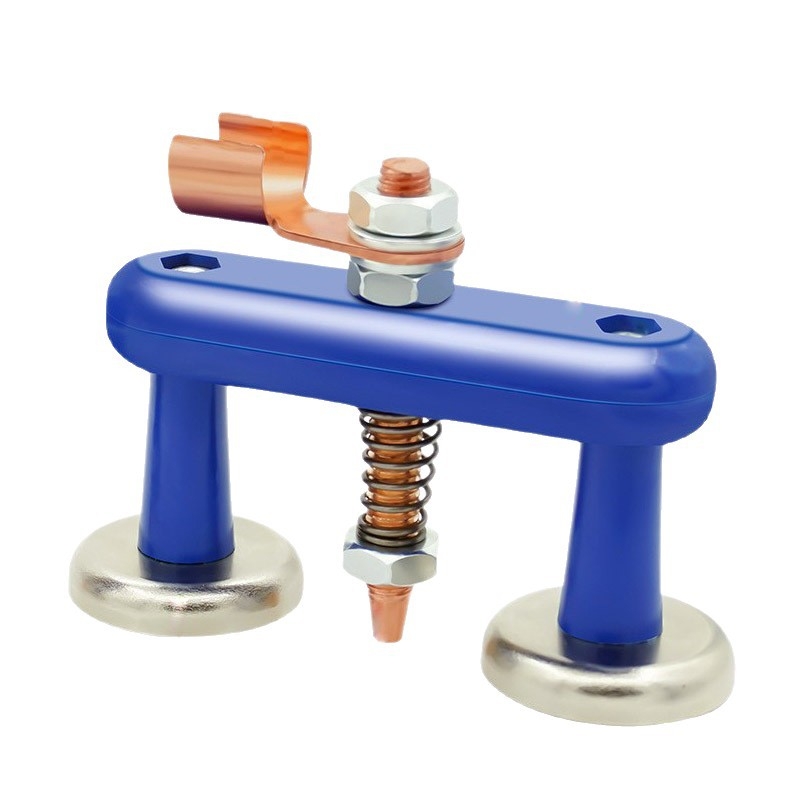 Заваръчни помощни средства: магнитна заземителна щипка за заземяване с фиксиран магнит