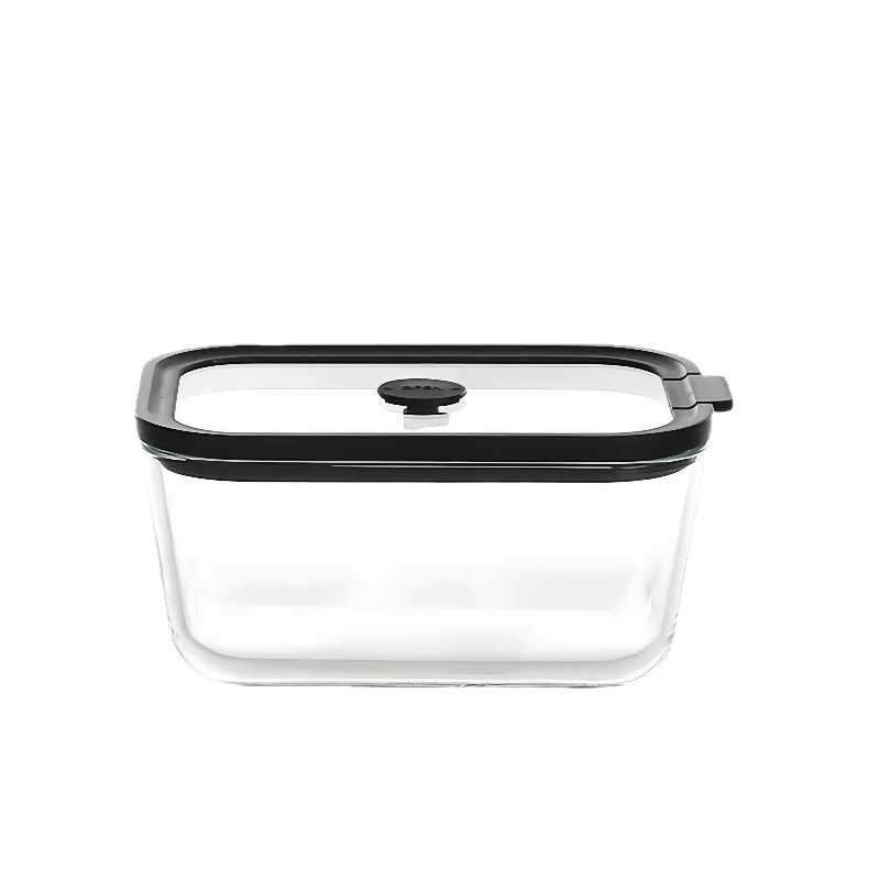 BESTFULL Кутия за съхранение на храни с капак от закалено стъкло, боросиликат, подходяща за микровълнова и фурна