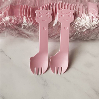 Jednokratni pribor Alpaka: set žlice i vilice, plastični, jednostavan stil, podrijetlo Šangaj, nije prikladno za mikrovalnu