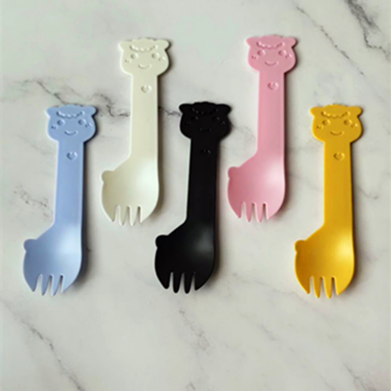 Jednokratni pribor Alpaka: set žlice i vilice, plastični, jednostavan stil, podrijetlo Šangaj, nije prikladno za mikrovalnu