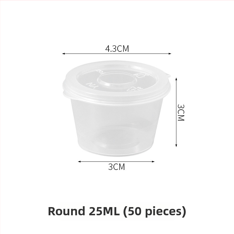 Potravinárske uzatvárateľné nádoby, mini mraziaci box, PP materiál, sada 50 ks