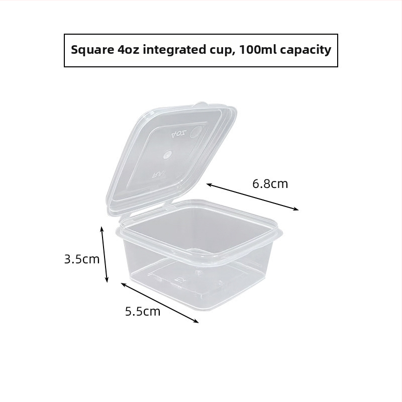 Potravinárske uzatvárateľné nádoby, mini mraziaci box, PP materiál, sada 50 ks