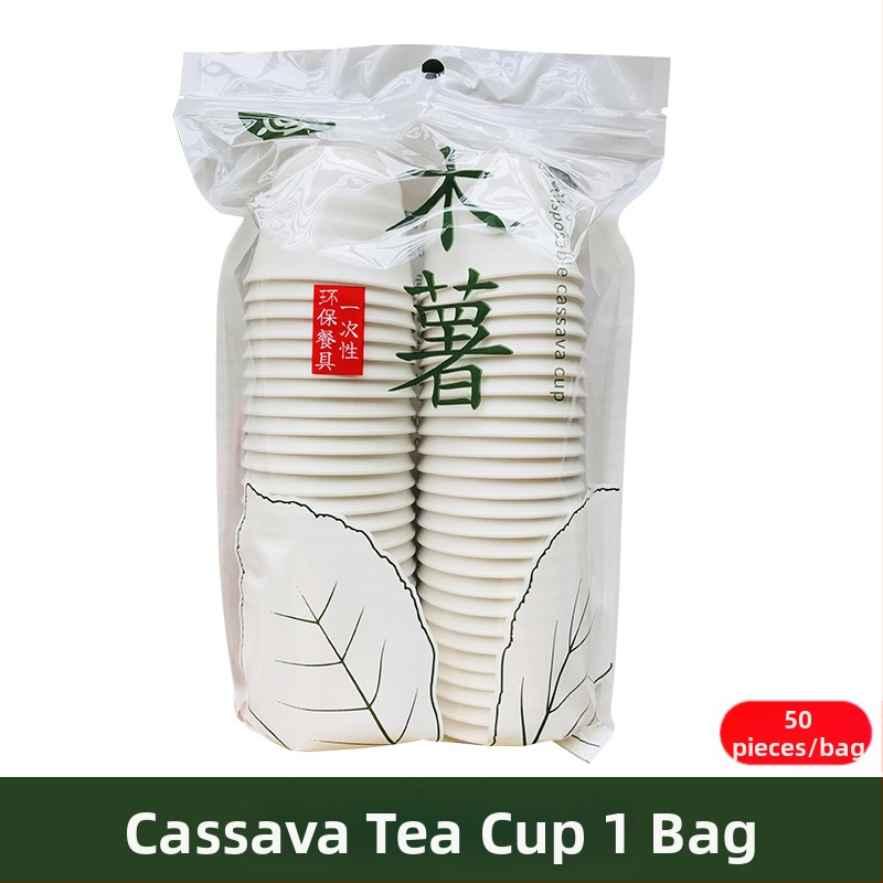 Jednorazová súprava riadu z ryžovej šupky pre 10 osôb, zahŕňa misky, paličky, poháre a lyžice, biologicky rozložiteľné