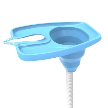Сгъваема преносима ваничка за измиване на коса — пластмасова, за къпане, сгъваема конструкция, за възрастни