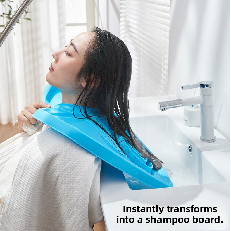 Сгъваема преносима ваничка за измиване на коса — пластмасова, за къпане, сгъваема конструкция, за възрастни