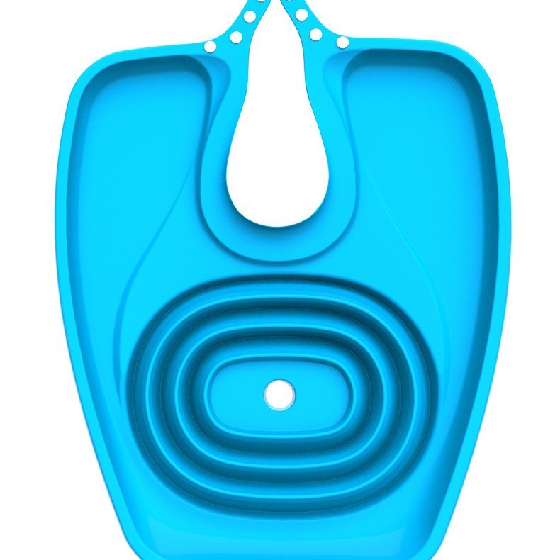 Сгъваема преносима ваничка за измиване на коса — пластмасова, за къпане, сгъваема конструкция, за възрастни