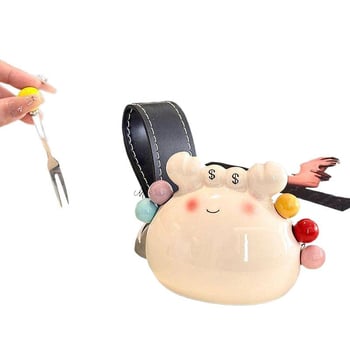 Furculițe pentru fructe pentru copii, din ceramică, lustruite cu Hemp wheel, calitate de primă clasă