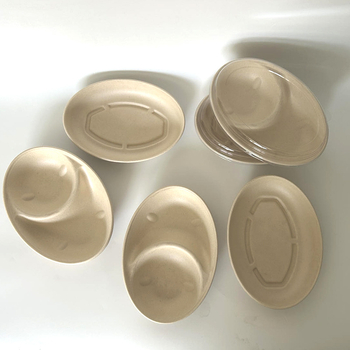 Μίας χρήσης χαρτονένιο μπολ σαλάτας, οβάλ σχήμα, χωρητικότητα 850 ml, βιοδιασπώμενο, προσαρμοσμένη επεξεργασία