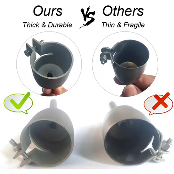 Set de 4 vârfuri din PVC pentru pistol de aer cald: rotunde, triunghiulare și tip Y