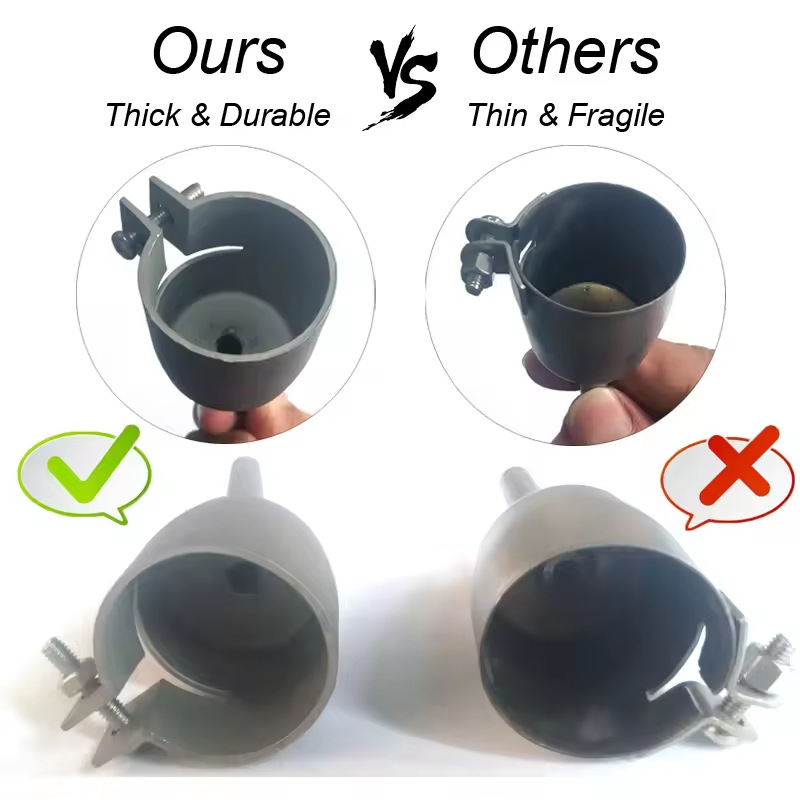 Set de 4 vârfuri din PVC pentru pistol de aer cald: rotunde, triunghiulare și tip Y