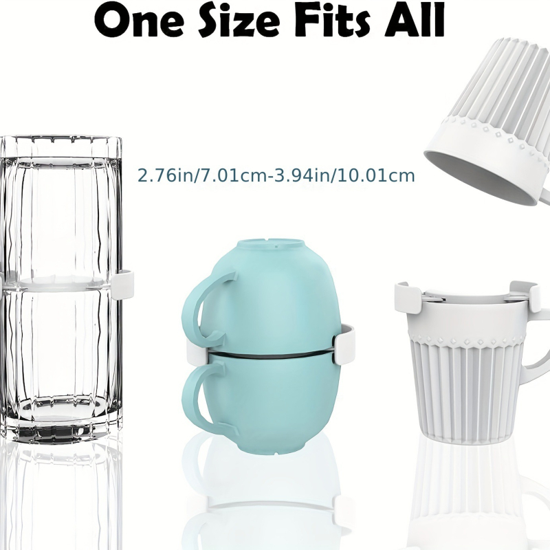 Cutie de depozitare pentru cești de cafea, set de 6, plastic, Pindar, stil modern simplu, personalizabil, lansare 2023