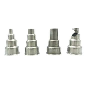 Ανοξείδωτο ακροφύσιο για πιστόλι συγκόλλησης με θερμό αέρα, 304 ανοξείδωτος χάλυβας