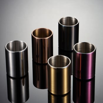 Canister din oțel inoxidabil pentru furculițe de fructe — stil european modern, placare cu titan, suport pentru scobitori, lustruire oglindă