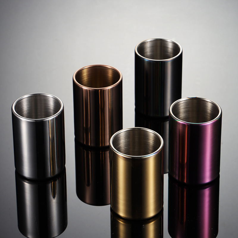 Canister din oțel inoxidabil pentru furculițe de fructe — stil european modern, placare cu titan, suport pentru scobitori, lustruire oglindă