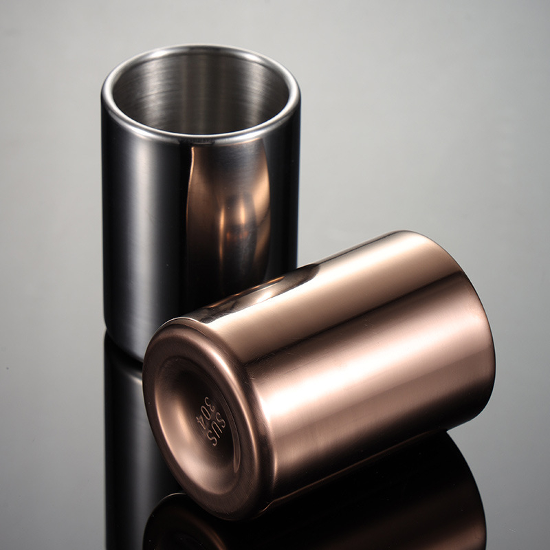 Canister din oțel inoxidabil pentru furculițe de fructe — stil european modern, placare cu titan, suport pentru scobitori, lustruire oglindă