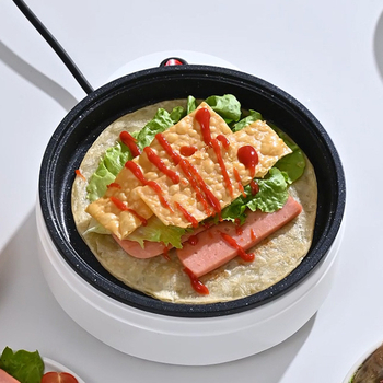 Elektromos serpenyő – többfunkciós, sütés és pirítás, mechanikus vezérlés, 650 W, panel orvosi kő