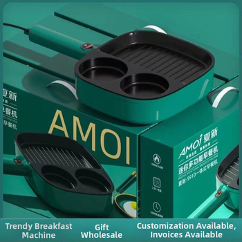 Raňajkový stroj X-9910, 1200W, 220V, funkcie: zahrievanie, grilovanie, pečenie, omeleta, kapacita 2,5