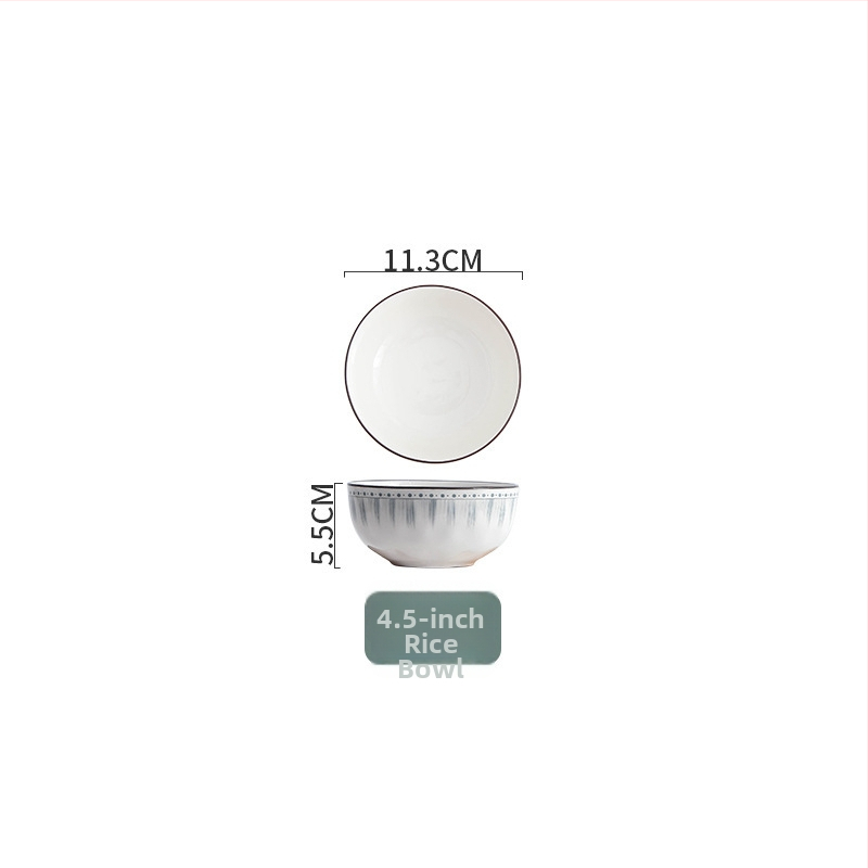Yahaoda porcelánový súbor riadu – moderný minimalistický štýl s pruhovaným podglazúrom, vhodný do mikrovlnky, sady 28/46/38/52/35 kusov