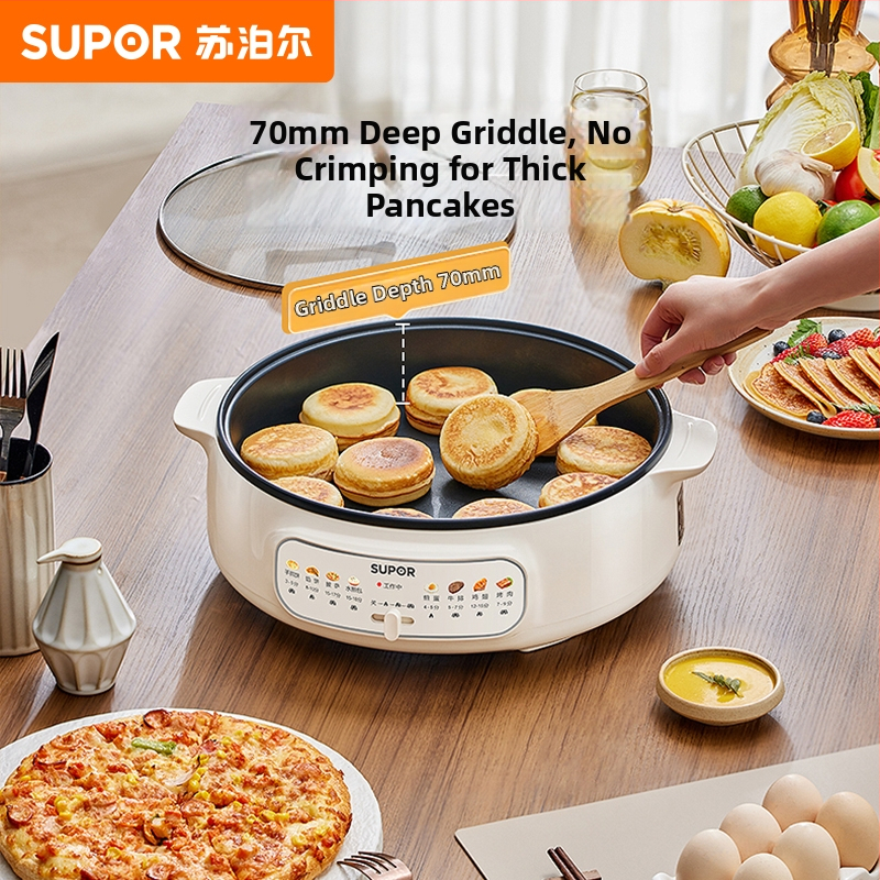 Električni palačinka pan – Supor JT34A820, grill, 1800W, 220V, mehaničko upravljanje