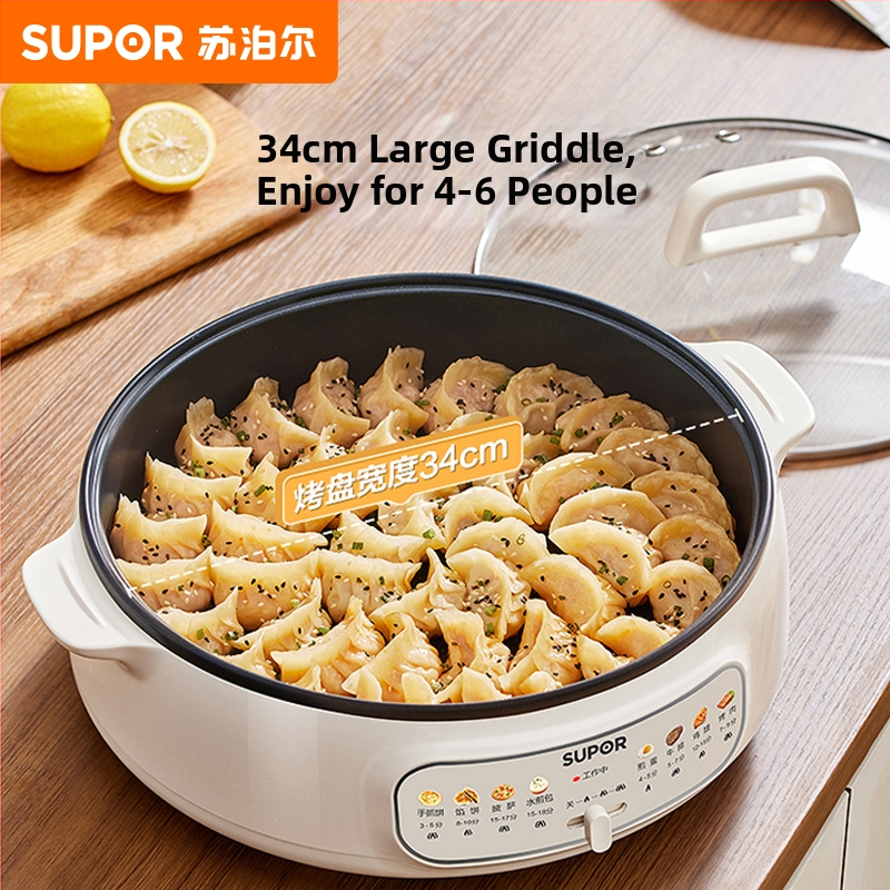Električni palačinka pan – Supor JT34A820, grill, 1800W, 220V, mehaničko upravljanje